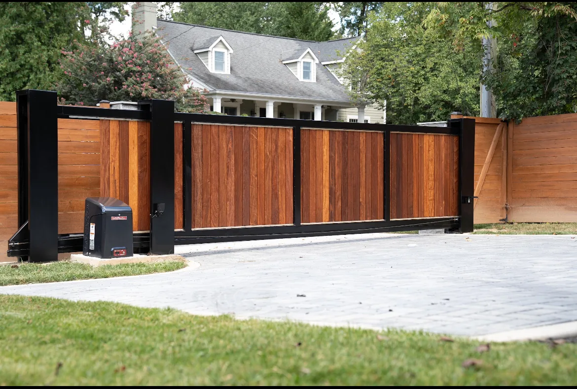 Track-free sliding for gravel drives and snow country., under Automatic Gate Installation & Repair