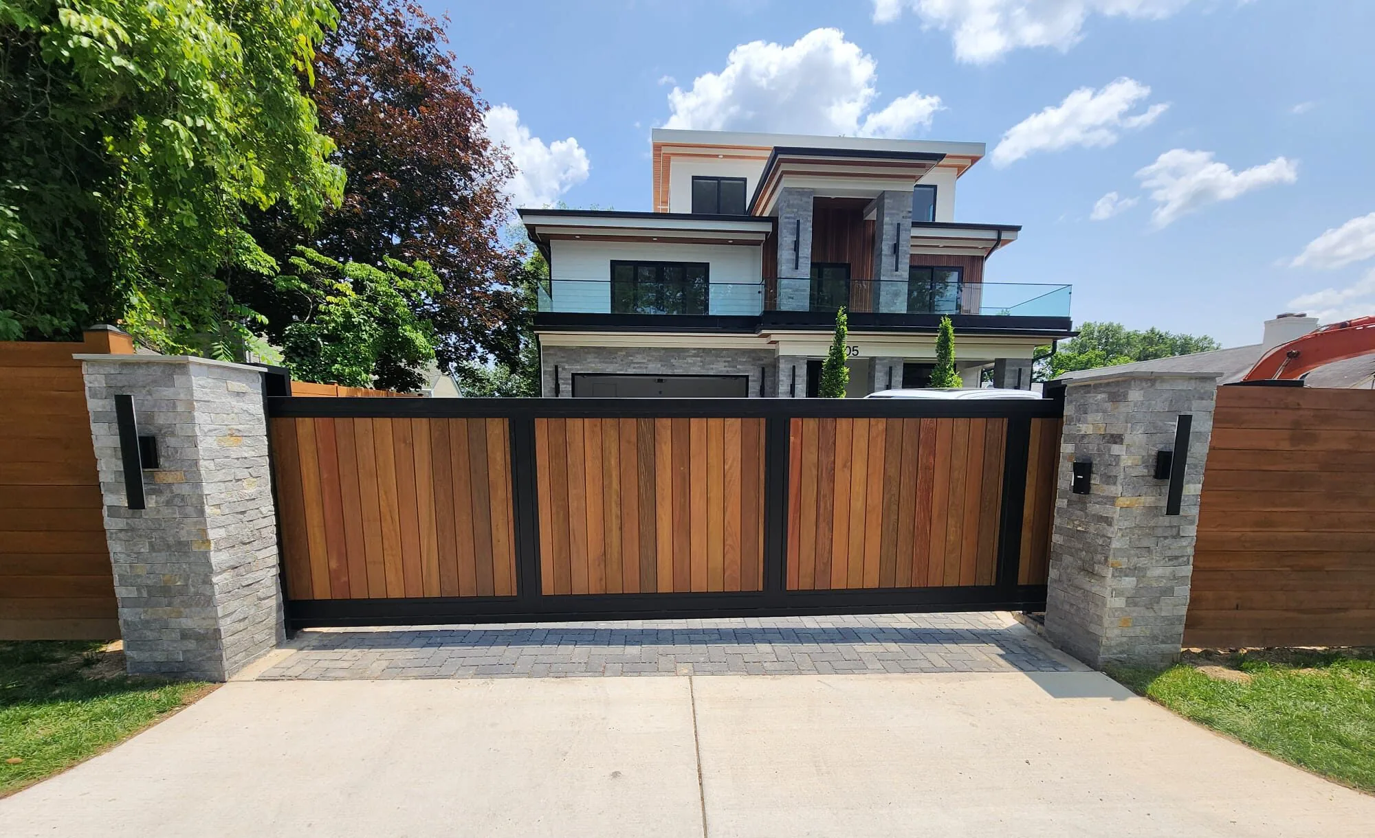 a sliding gate